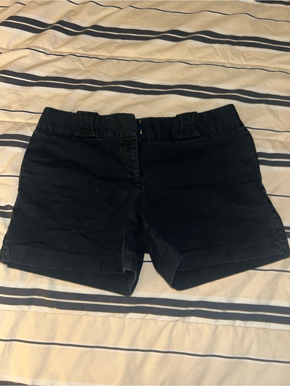 Classic Women's Black Cotton Shorts
